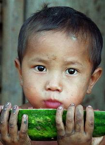 男生夏天吃瓜拍照,男生吃瓜拍照，定格清凉瞬间